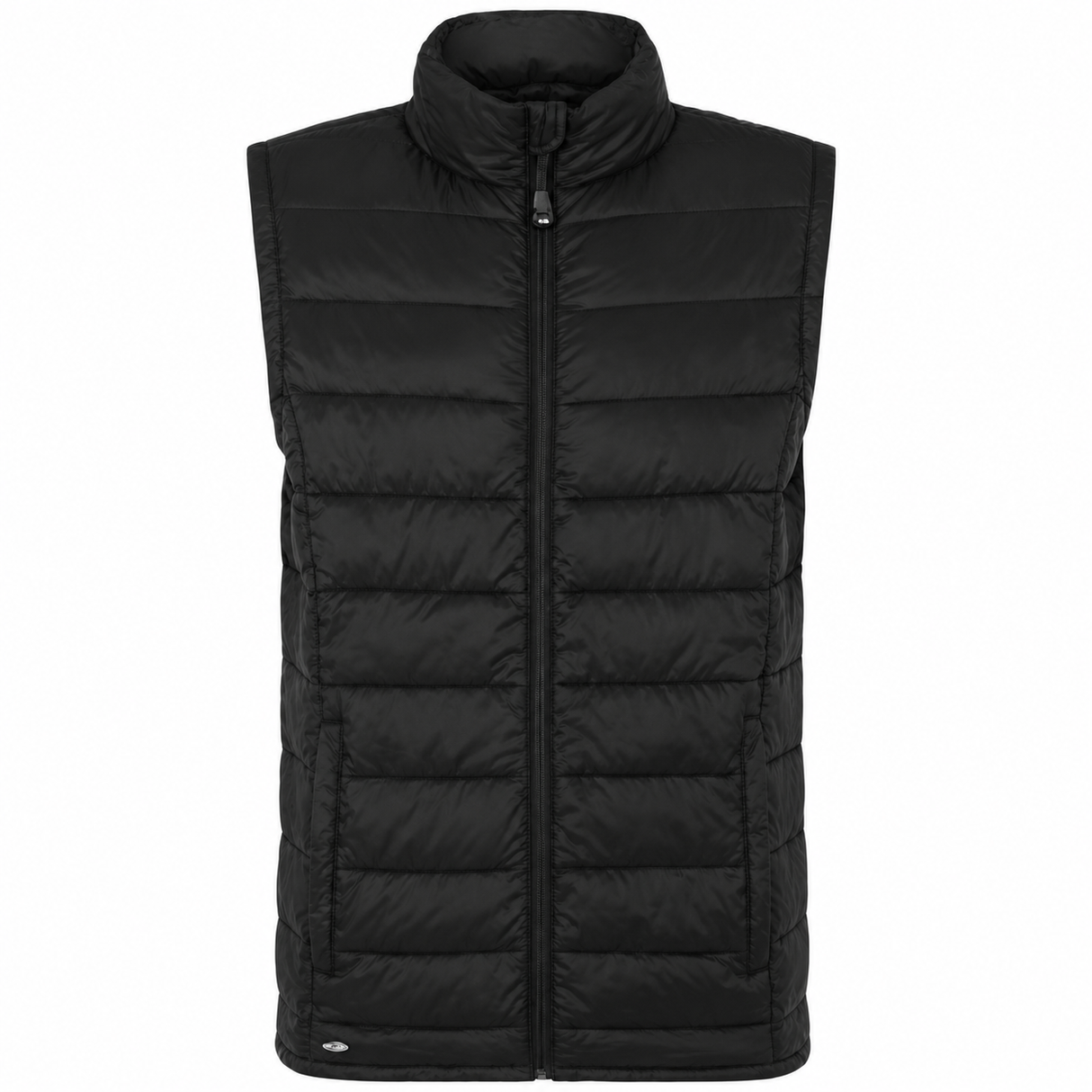 Sporte Leisure Womens Puffer Vest w/ Zip "Whistler" Quilted Wind-Tec in Black