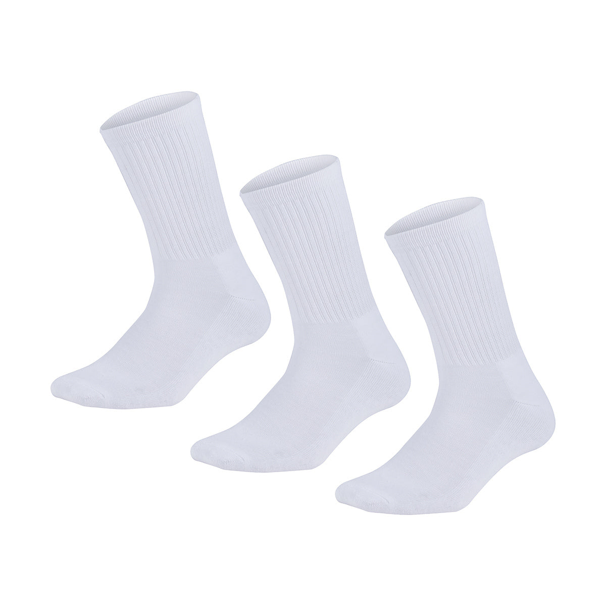 3 Pairs Bamboo Socks Unisex Premium Fiber Sock Super Soft Crew Tennis Sox