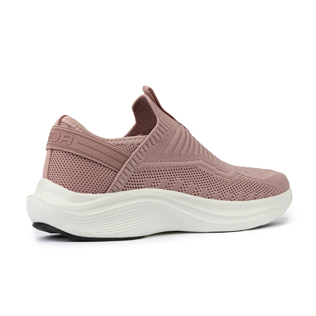 Sfida Sportif Womens Knit Lifestyle Sneakers - Blush (Casual Shoes)