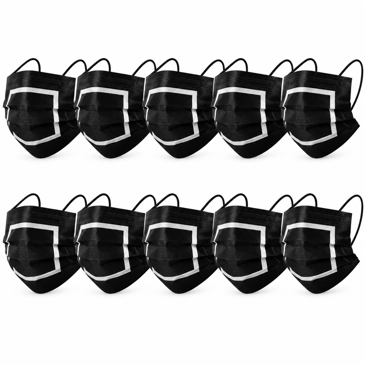 10x Squid Game Square Disposable Face Masks - 3 Ply (Dust & Air Filter)