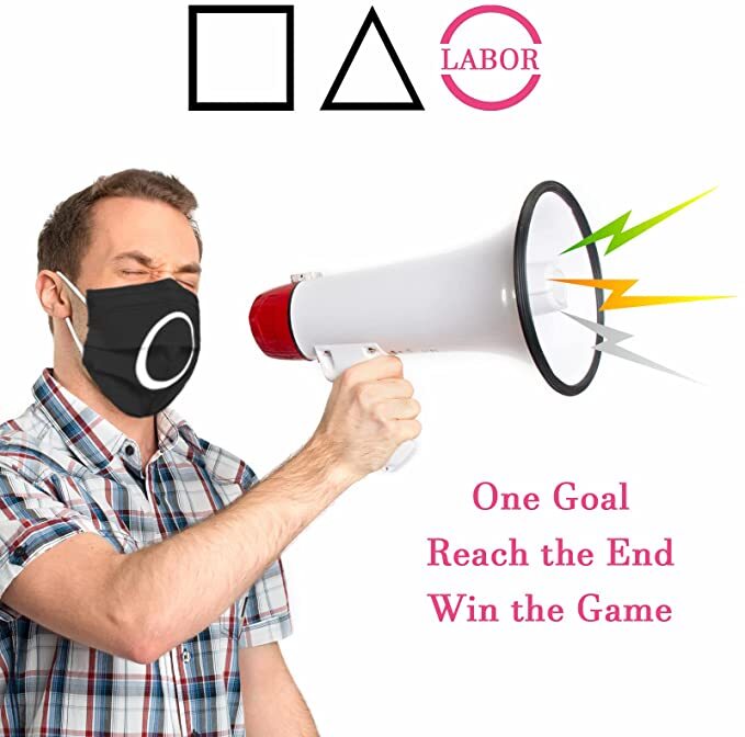 30x Squid Game Disposable Face Mask Guard Dust Mouth 3 Ply Air Purifying