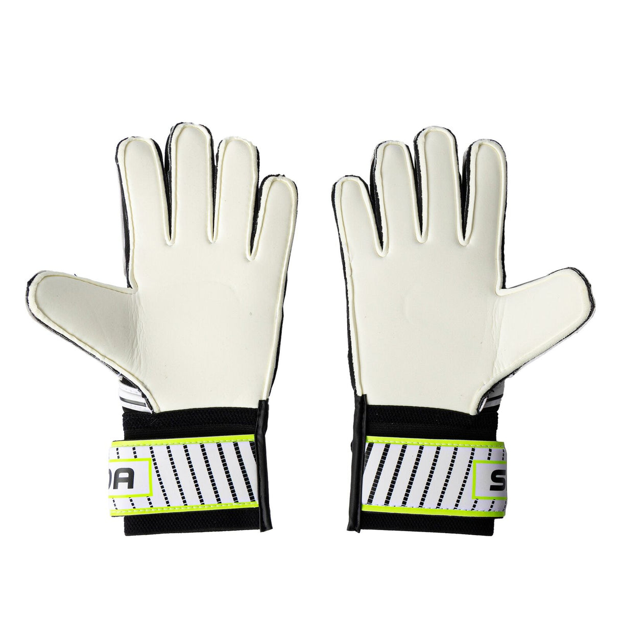 Sfida Competition Soccer Goalkeeping Gloves in Black/Lime (Futsal /Football)