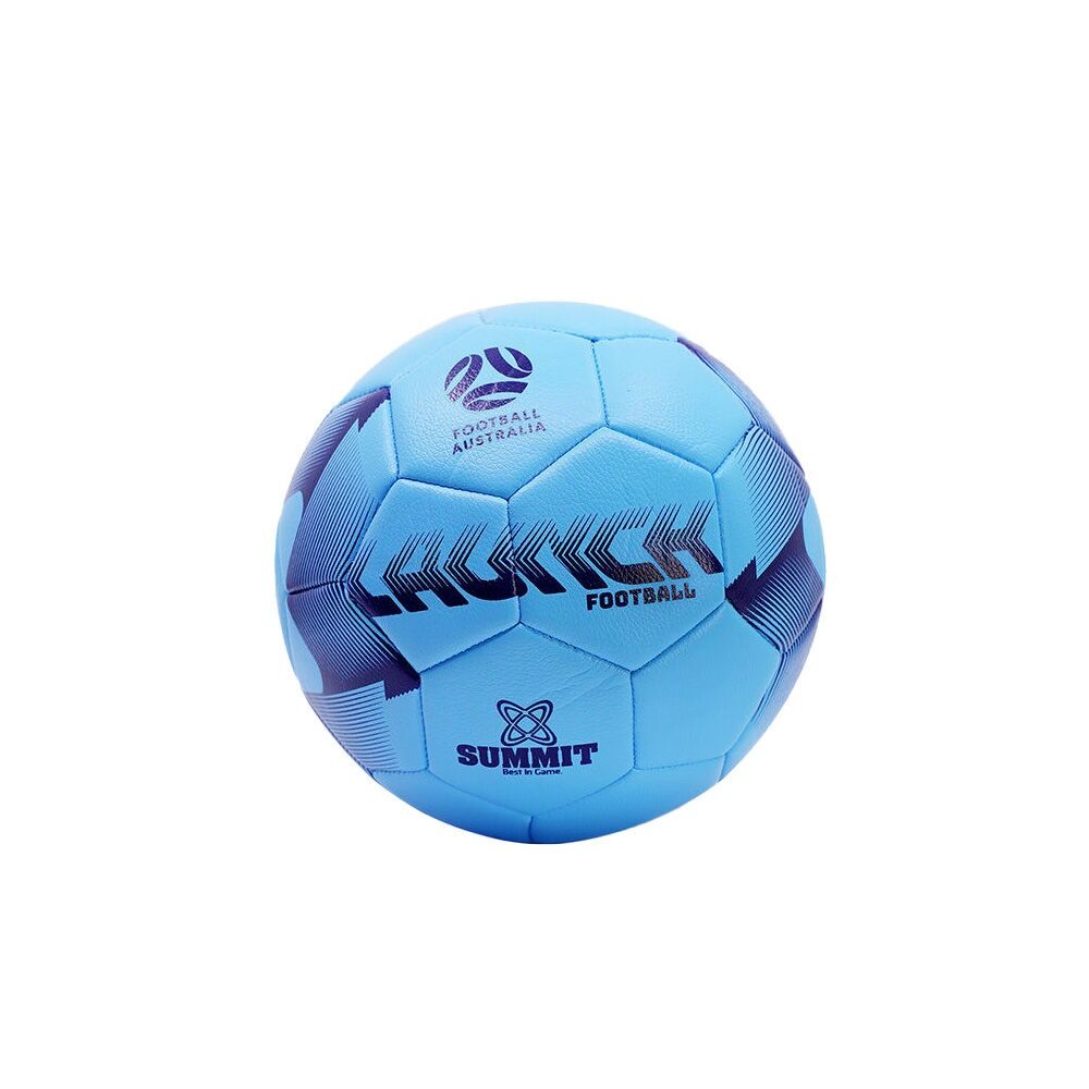 Football Australia Summit Launch Soccer Ball Size 4 - Blue