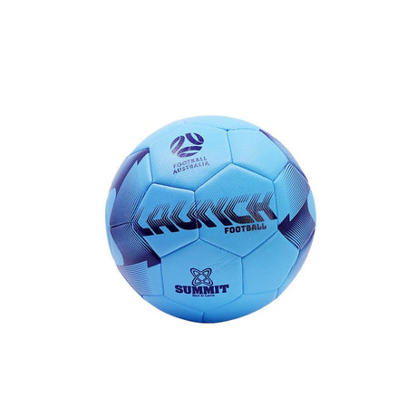 Football Australia Summit Launch Soccer Ball Size 4 - Blue