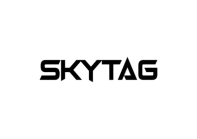 Skytag Smart Bluetooth GPS Tracker w/ Apple Find My Compatibility – Rechargeable, Waterproof, Black