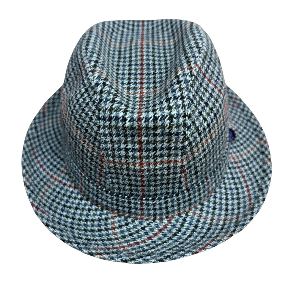 Failsworth Stafford Tweed Hat Trilby Wool Blend Winter Made in UK Snap Brim - Grey Tweed