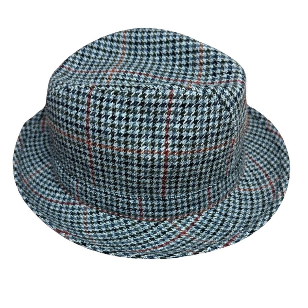 Failsworth Stafford Tweed Hat Trilby Wool Blend Winter Made in UK Snap Brim - Grey Tweed