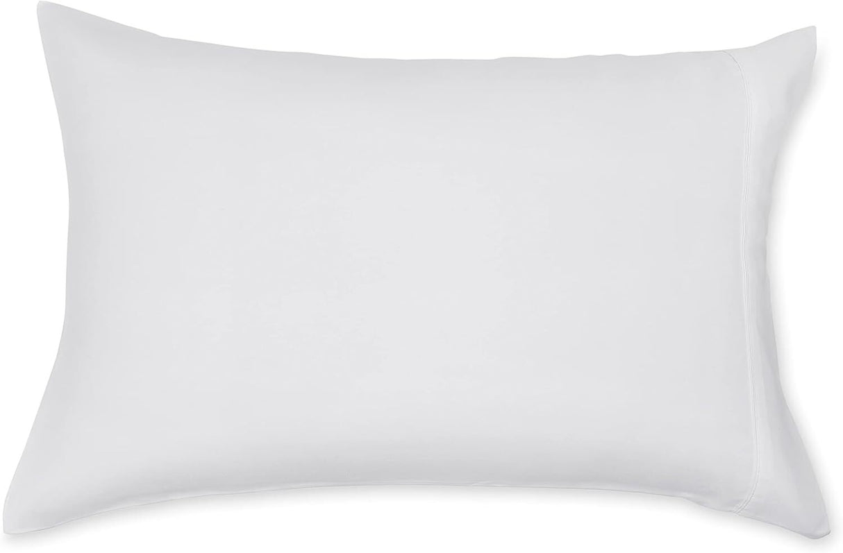 1x Premium 100% Cotton White Pillow Filled Durable Soft Standard - 48x74cm