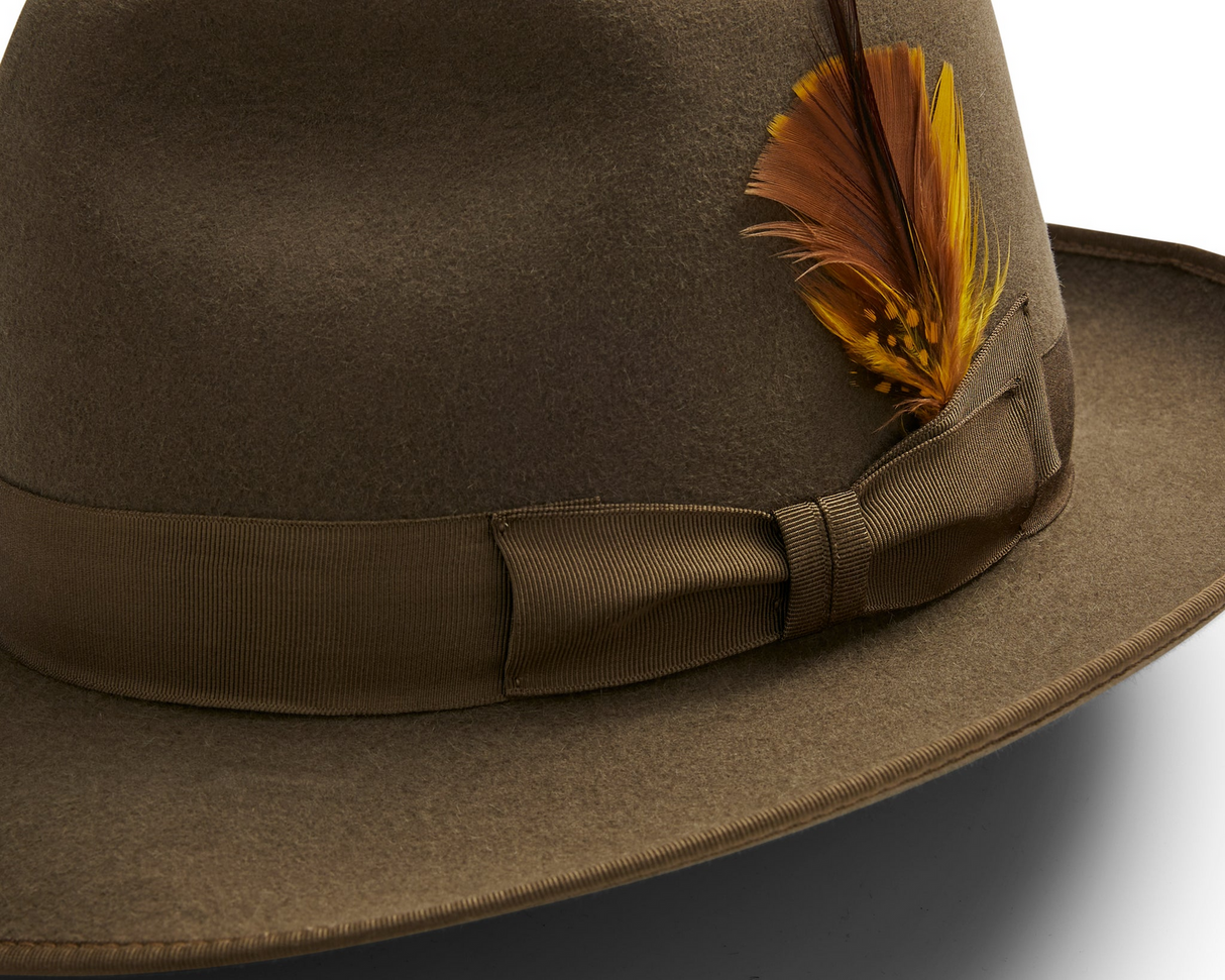 Akubra Script Stylemaster Hat in Acorn Fawn (Made in Australia)
