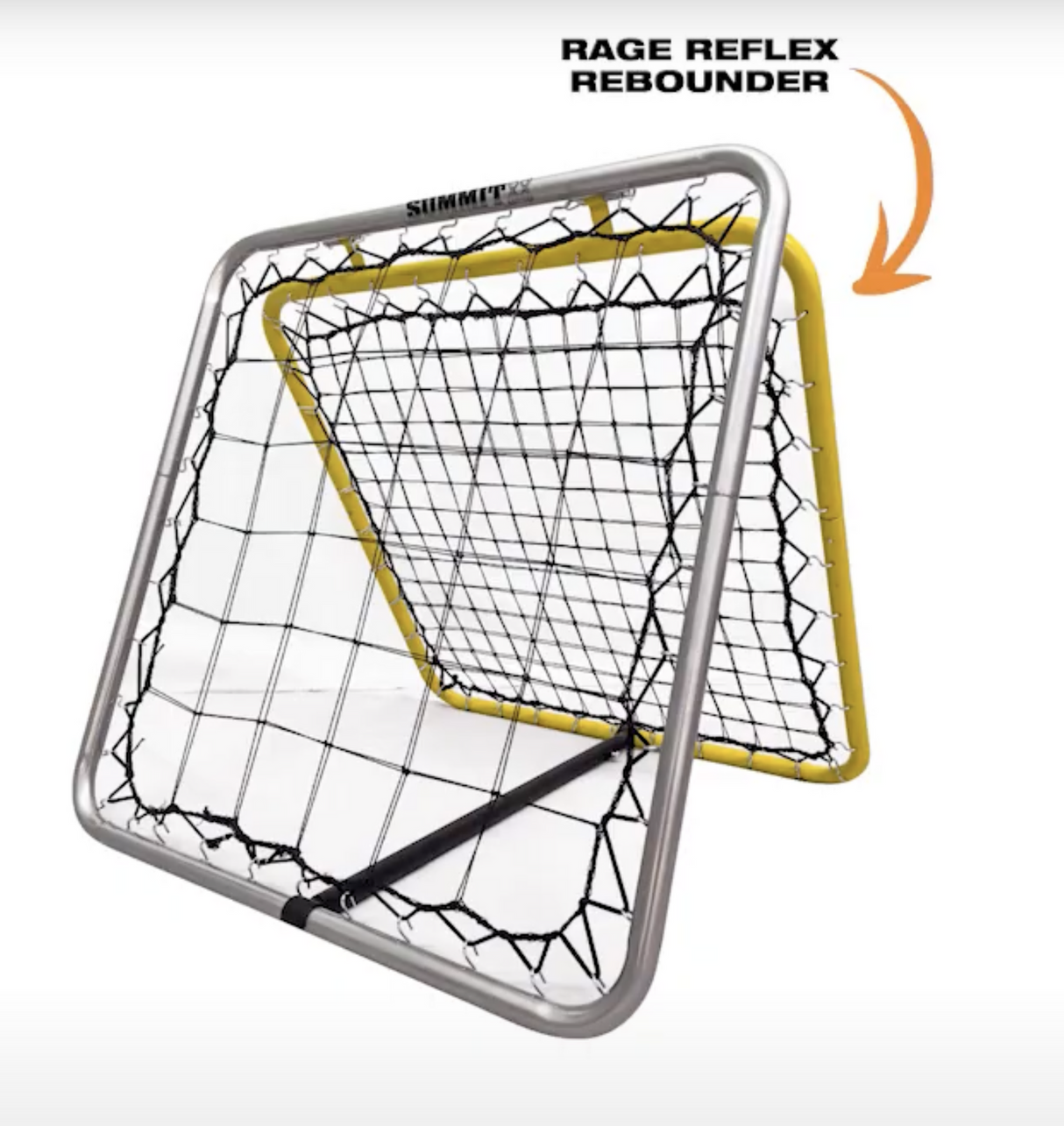 Summit Double Sided Rapid Reflex Rebounder Net 74 x 74cm w/ Small & Large Mesh Sides