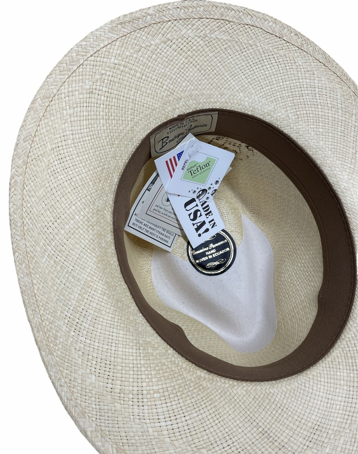 Hand Woven Cooler Outback Hat - Tan (Uncrushable Summer Breathable Waterproof)