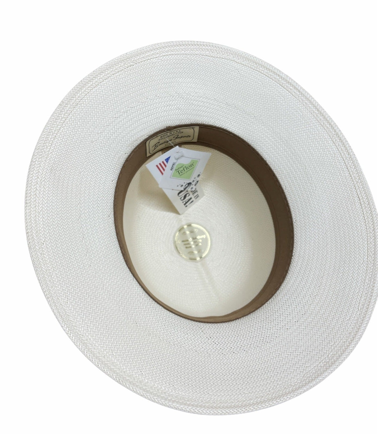 Hand Woven Panama Cooler Outback Hat - Natural (Waterproof Summer Fedora)