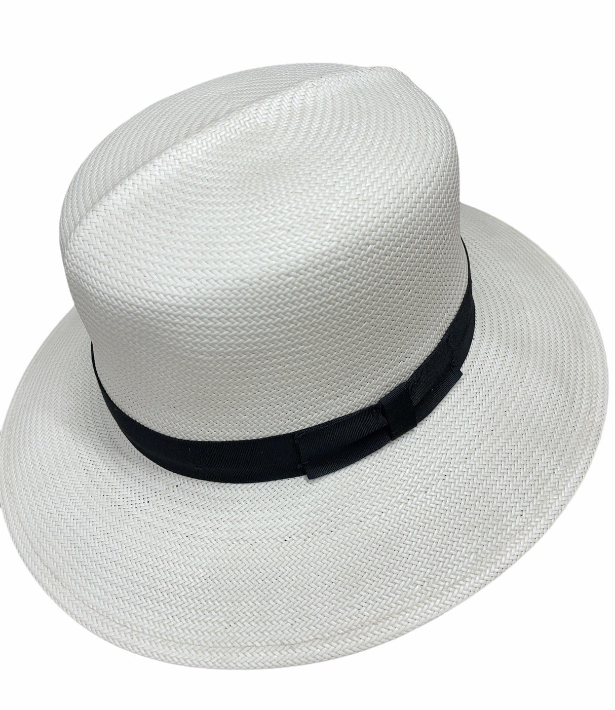 Hand Woven Panama Cooler Outback Hat - Natural (Waterproof Summer Fedora)