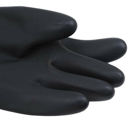 Latex Gloves Rubber PPE Industrial Anti Chemical Acid Heavy Duty Work