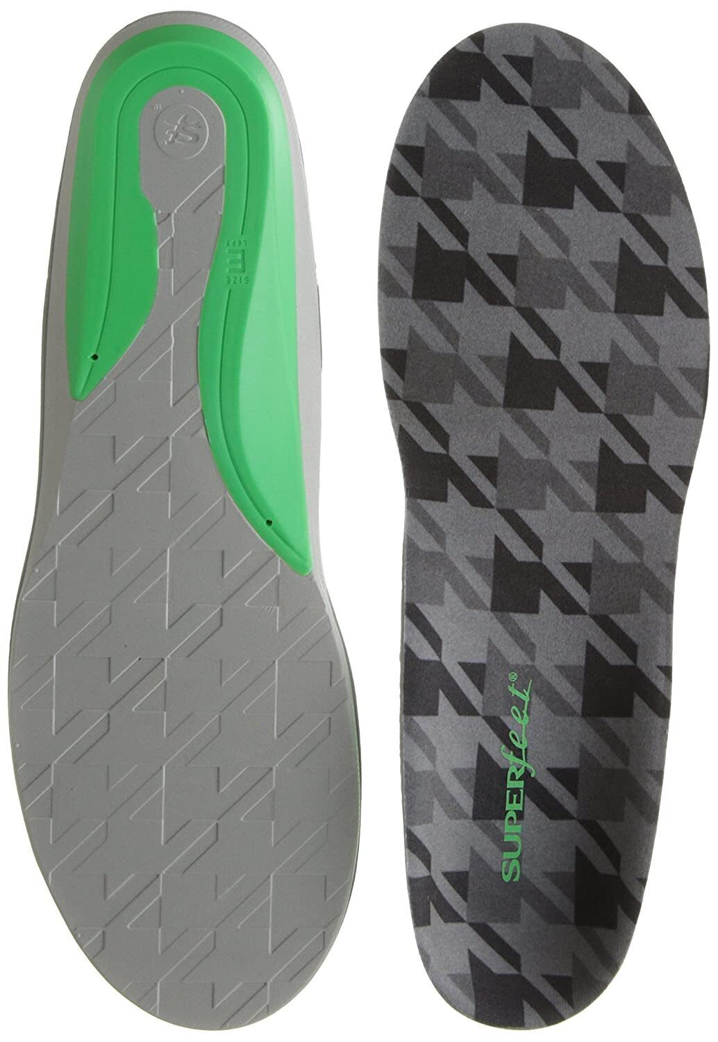 Mens Superfeet Me Full Length Insoles Inserts Orthotics Arch Support Cushion - Wolf Grey