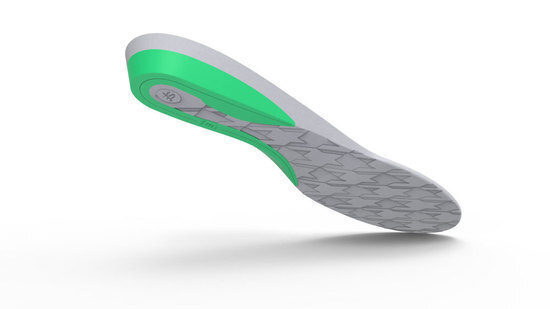 Mens Superfeet Me Full Length Insoles Inserts Orthotics Arch Support Cushion - Wolf Grey