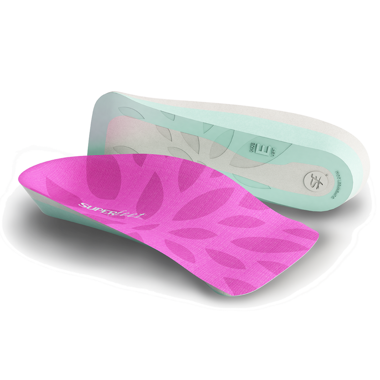 Womens Superfeet Me 3/4 Length Insoles Inserts Orthotics Arch Support Cushion