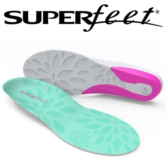 Womens Superfeet Me Full Length Insoles Inserts Orthotics Arch Support Cushion - Opal