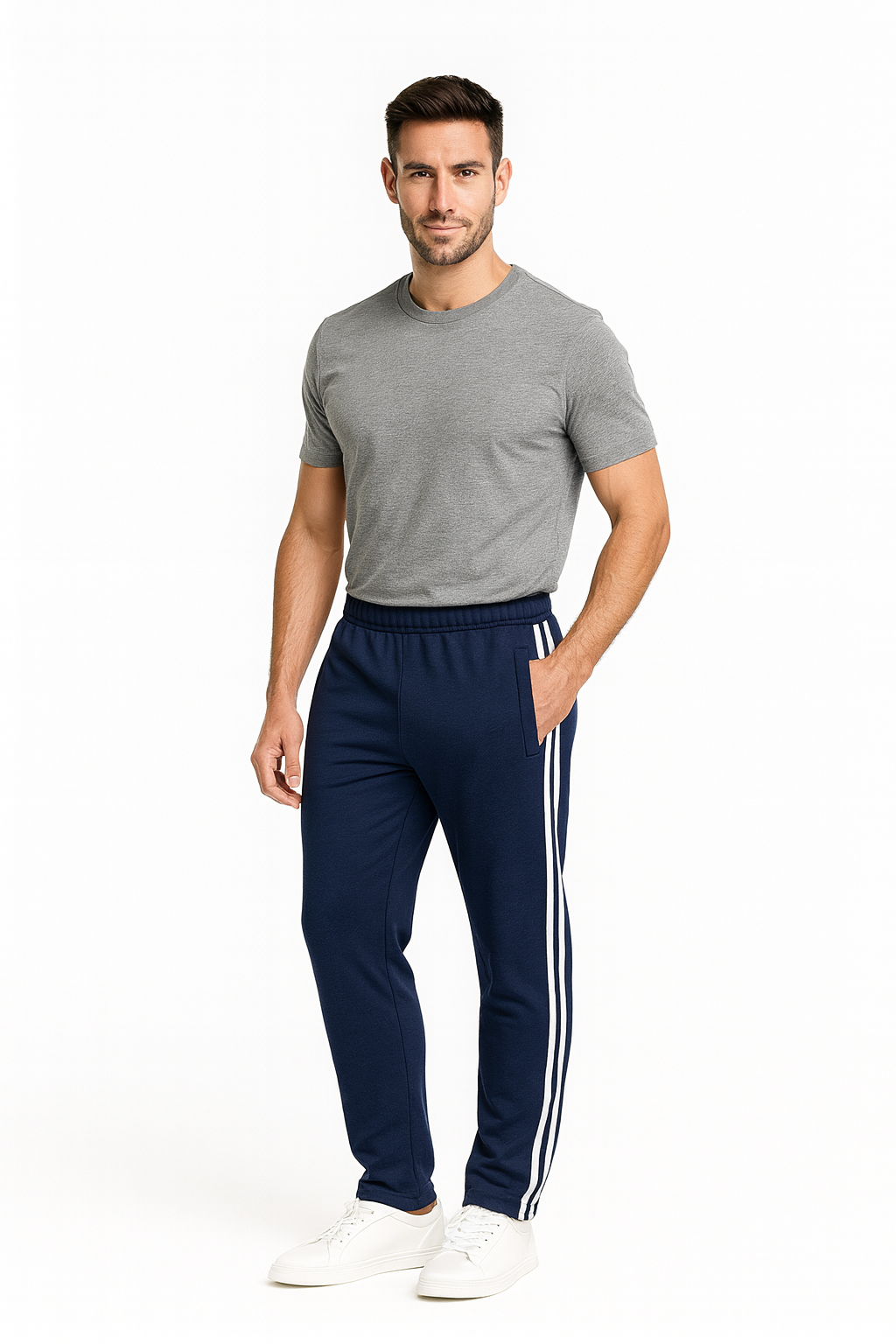 24x Mens Bulk Sweatpants - Wholesale Straight Leg Track Pants (1 Box)