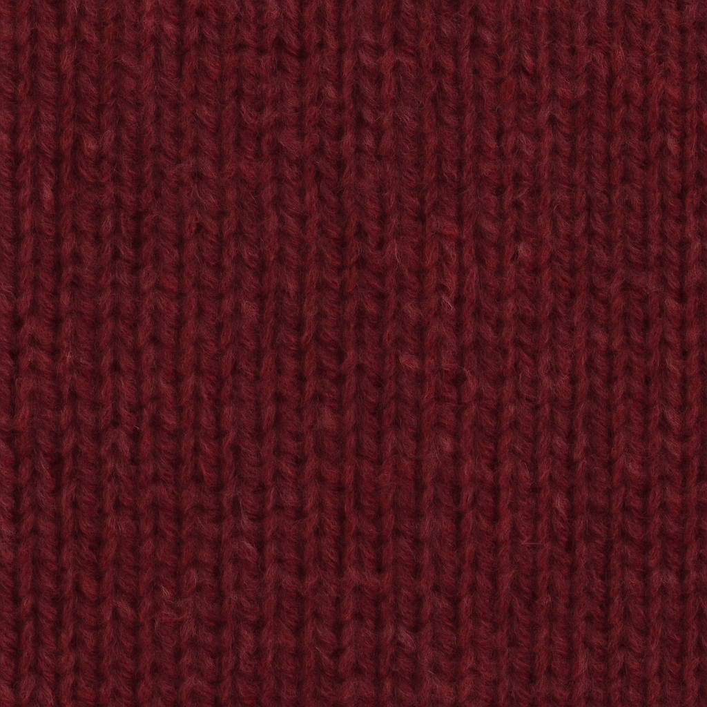 100% SHETLAND RAGG WOOL CREW Round Neck Knit JUMPER Pullover Mens Sweater Knitted - Burgundy