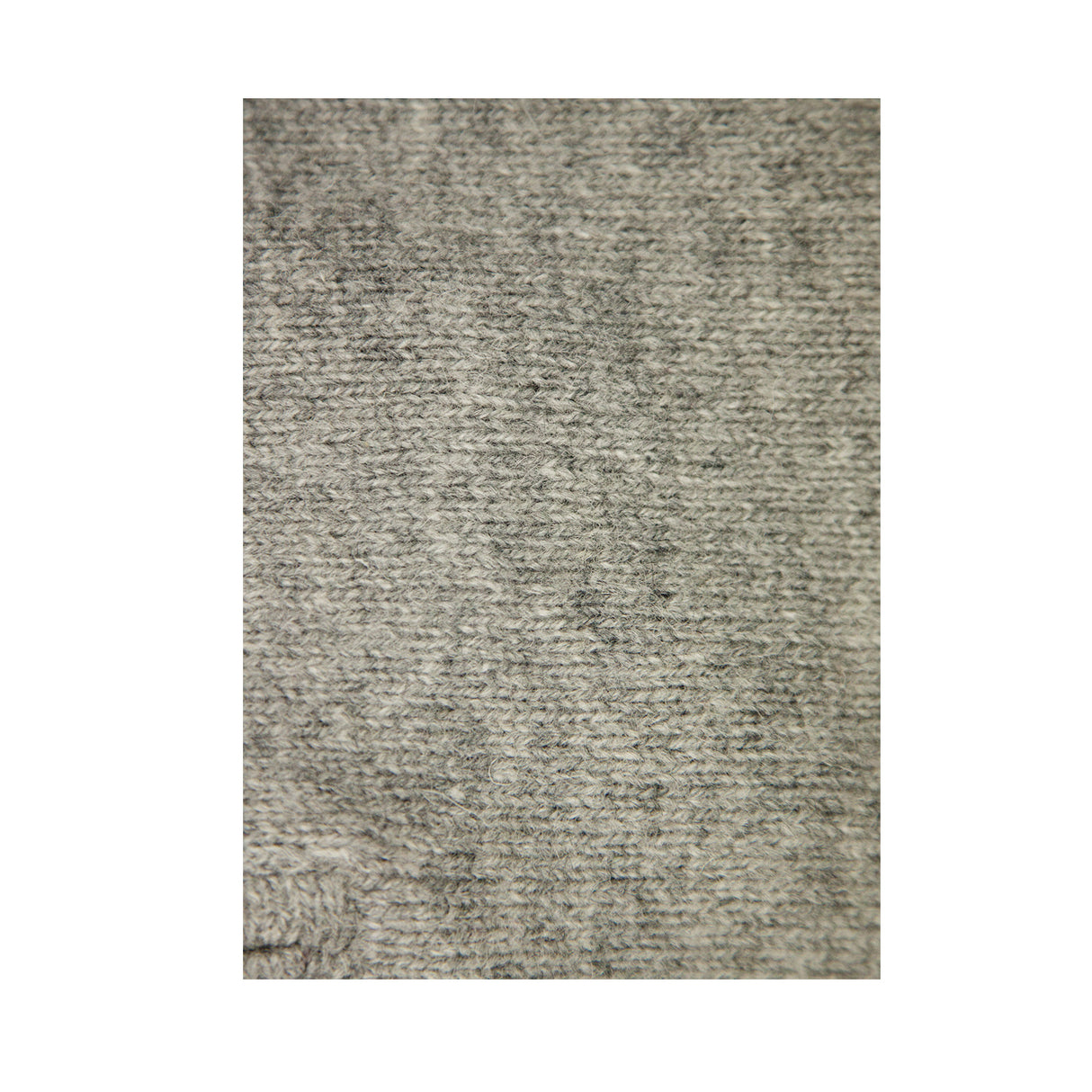 100% Shetland Ragg Wool Half Zip Jumper - Grey - Large (Mens Knitted Sweater/Pullover)