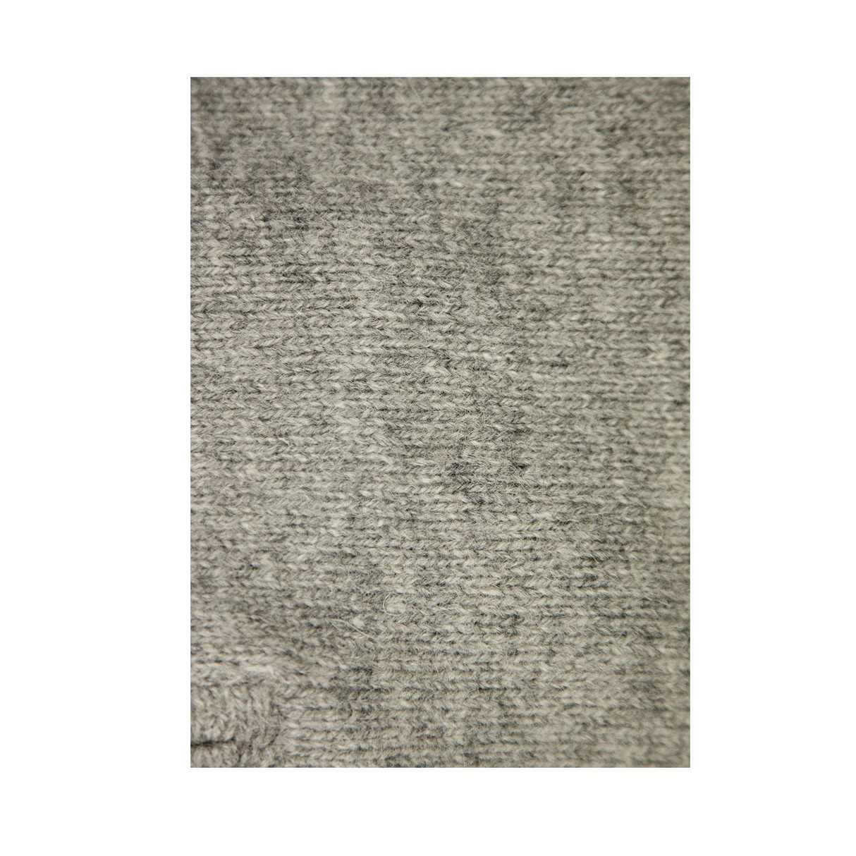 100% SHETLAND RAGG WOOL Half Zip Up Knit JUMPER Pullover Mens Sweater Knitted - Grey - M