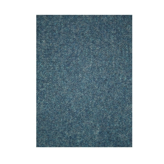 100% Shetland Ragg Wool V Neck Knit Jumper Pullover Mens Sweater Knitted - Sherwood