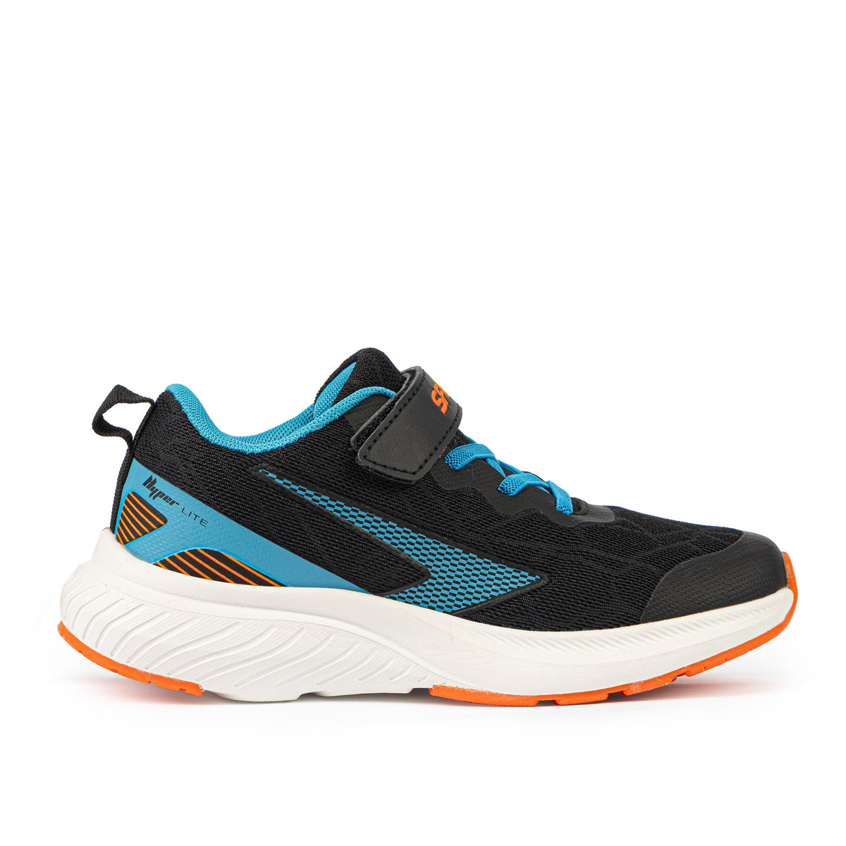 Sfida Switch Infant Boys V Strap Runners - Blue/Black (Toddler Sneakers/Shoes) - BLUE/BLACK