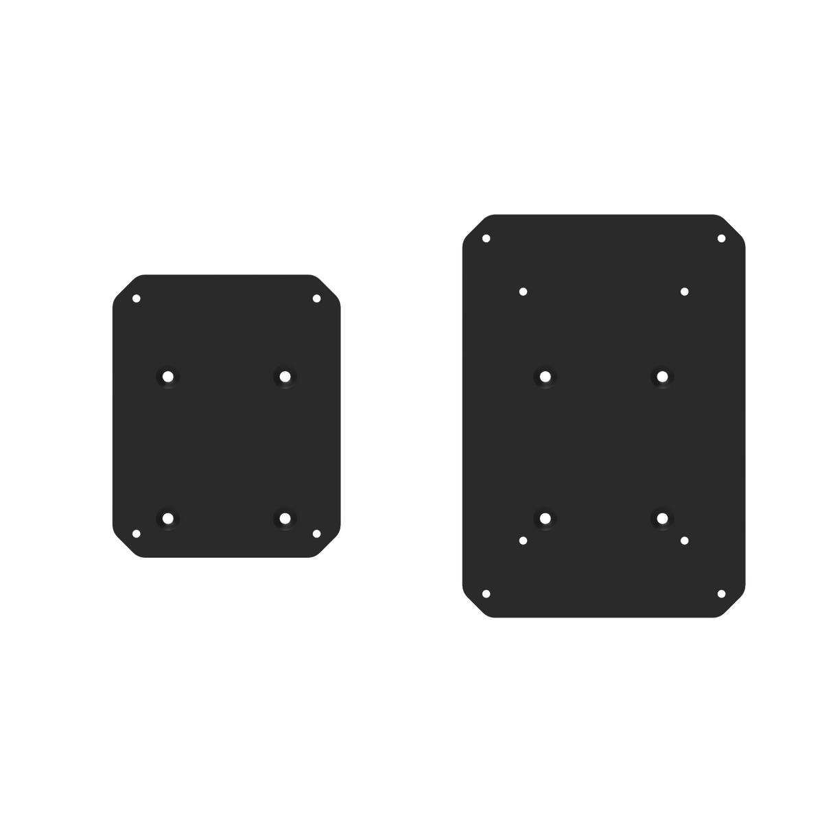 Kanto SX22 22" Tall Fillable Speaker Stands with Isolation Feet - Pair, Black