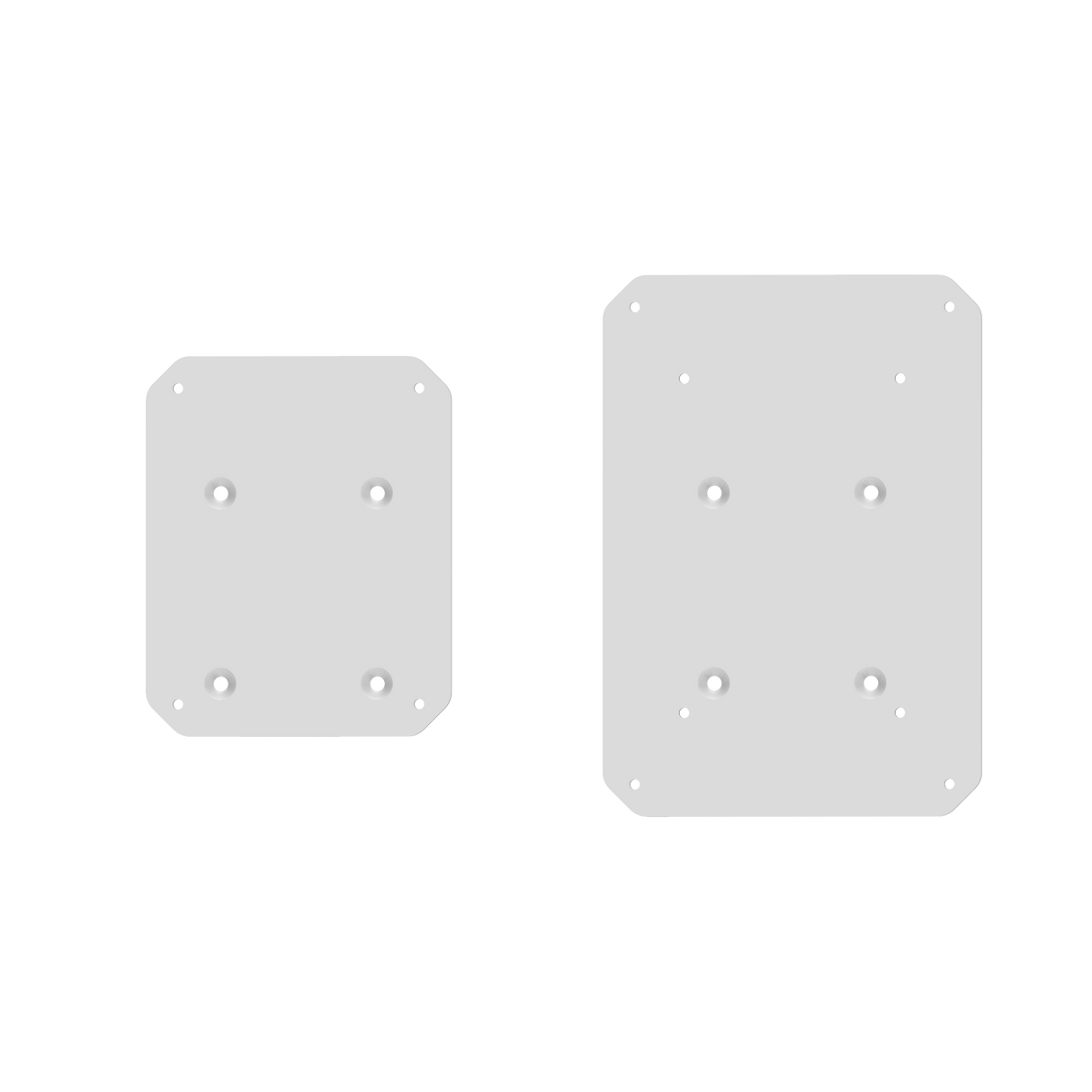 Kanto SX26W 26" Tall Fillable Speaker Stands with Isolation Feet - Pair, White