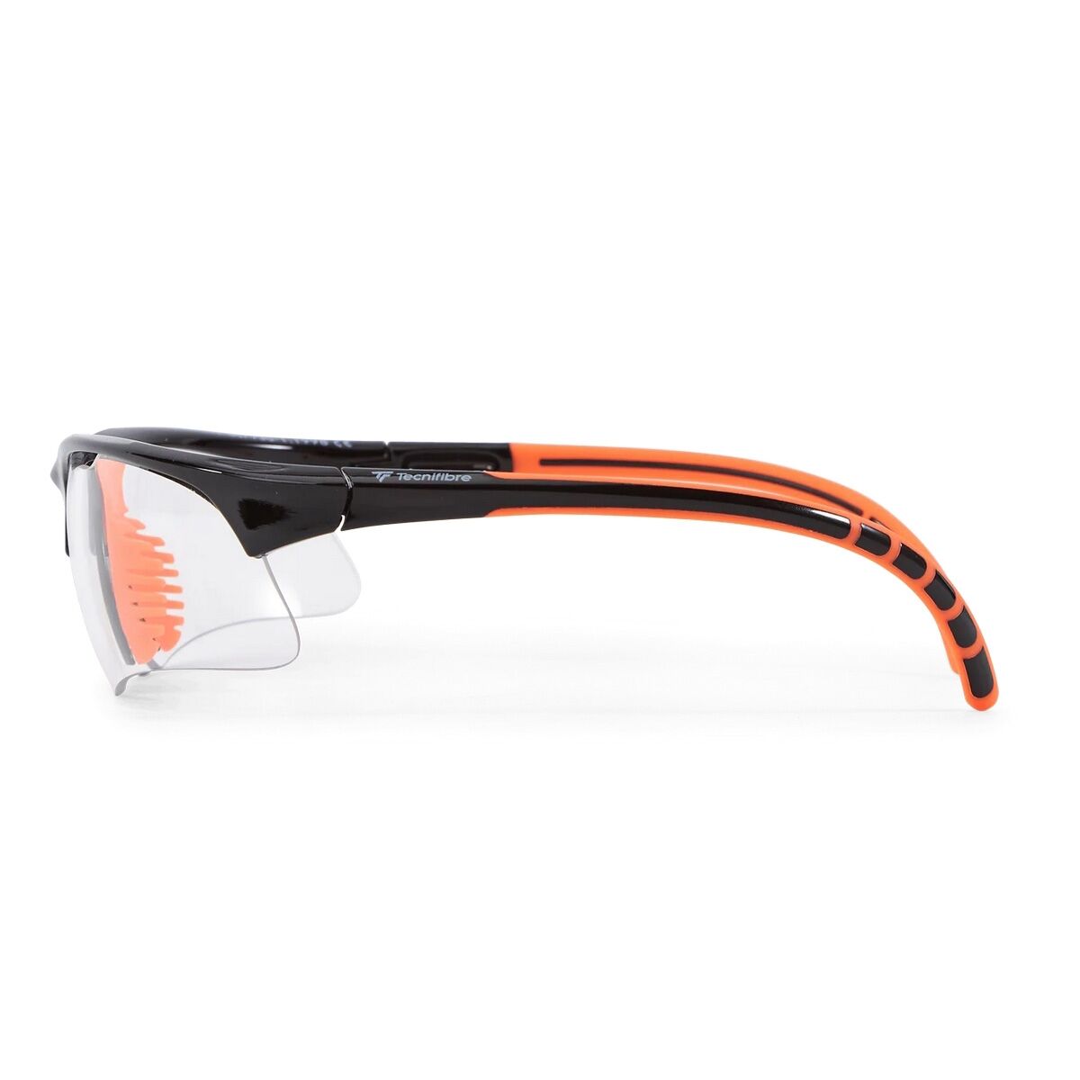 Tecnifibre Squash Absolute Protective Glasses - Black/Orange (Sports Eyewear Goggles)