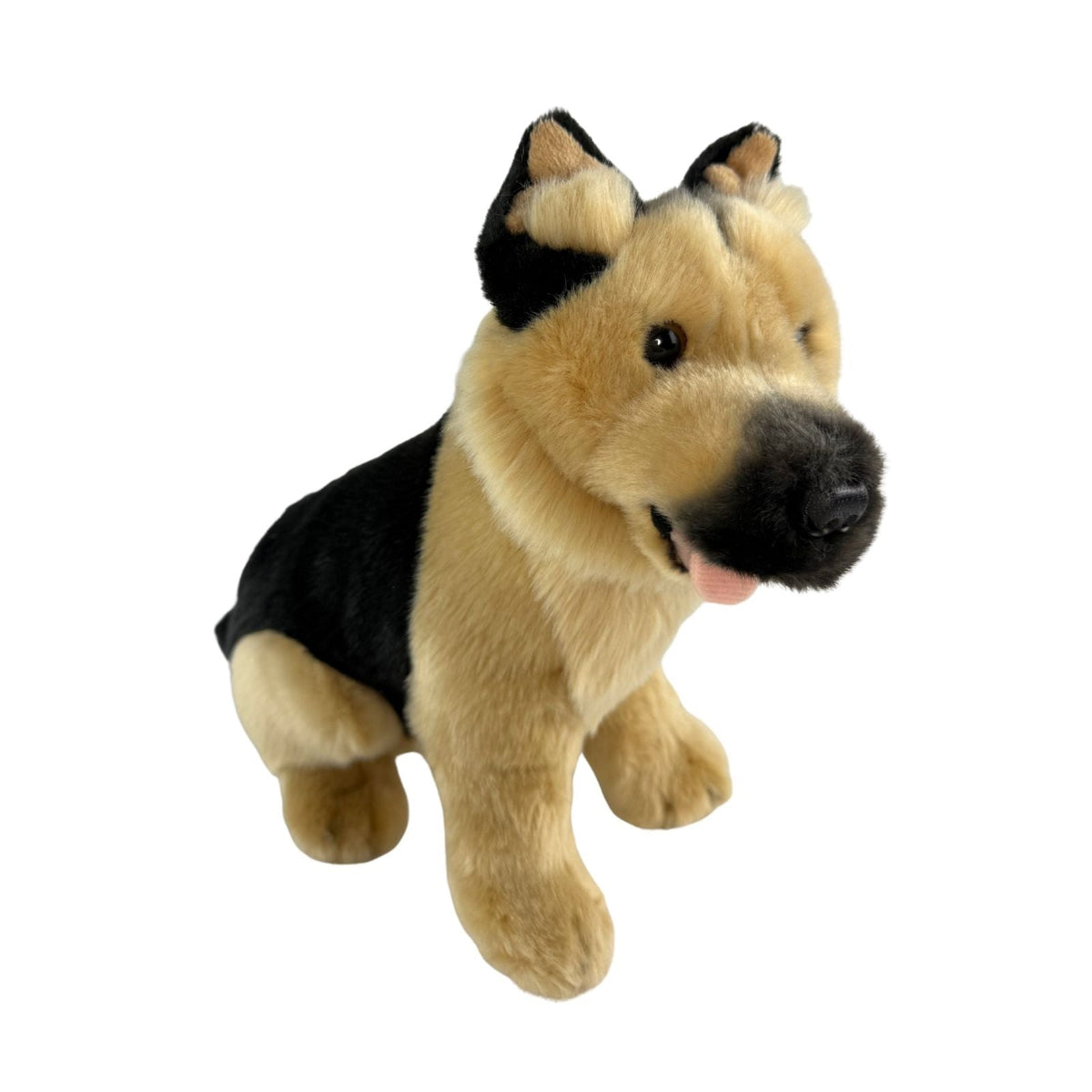 Bocchetta Sargeant 30cm Sitting German Shepherd Plush Toy (Realistic Stuffed Animal Dog Gift)