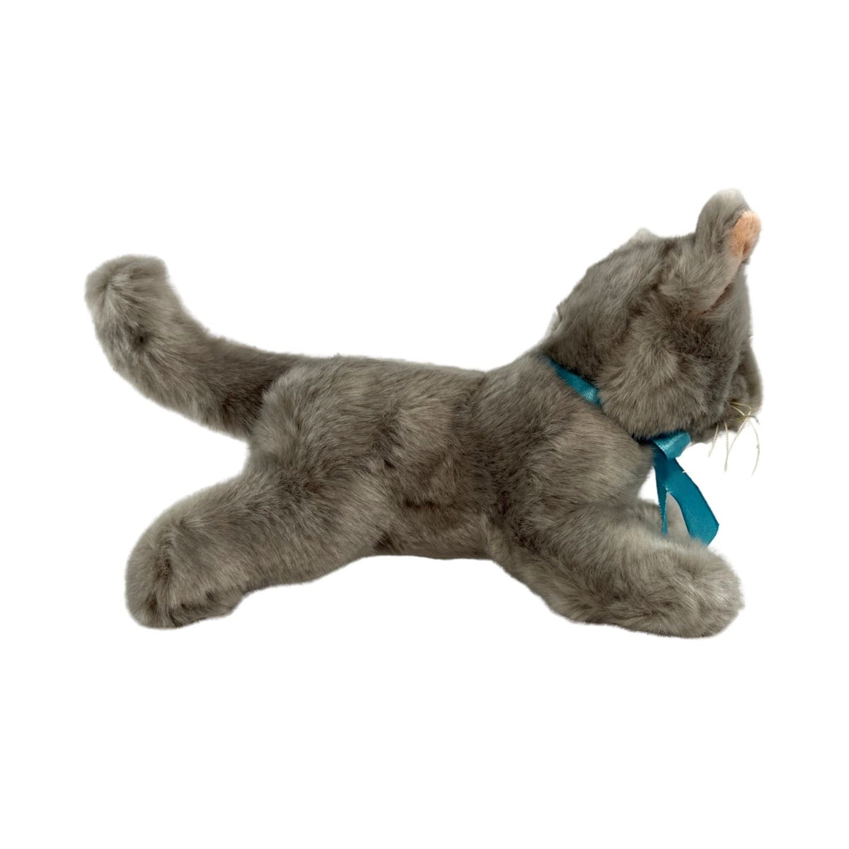 Bocchetta Sasha 22cm Floppy Russian Blue Kitten Plush Toy - Grey (Realistic Stuffed Animal Cat Gift)