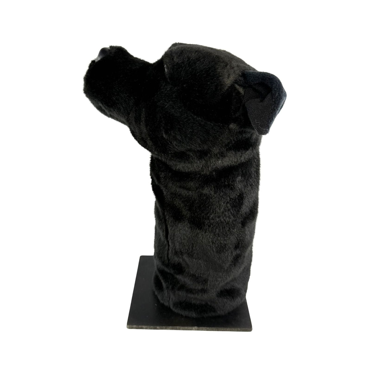 Bocchetta Staffy Plush Golf Club Head Cover - Black (Novelty Animal Golfer Gift)
