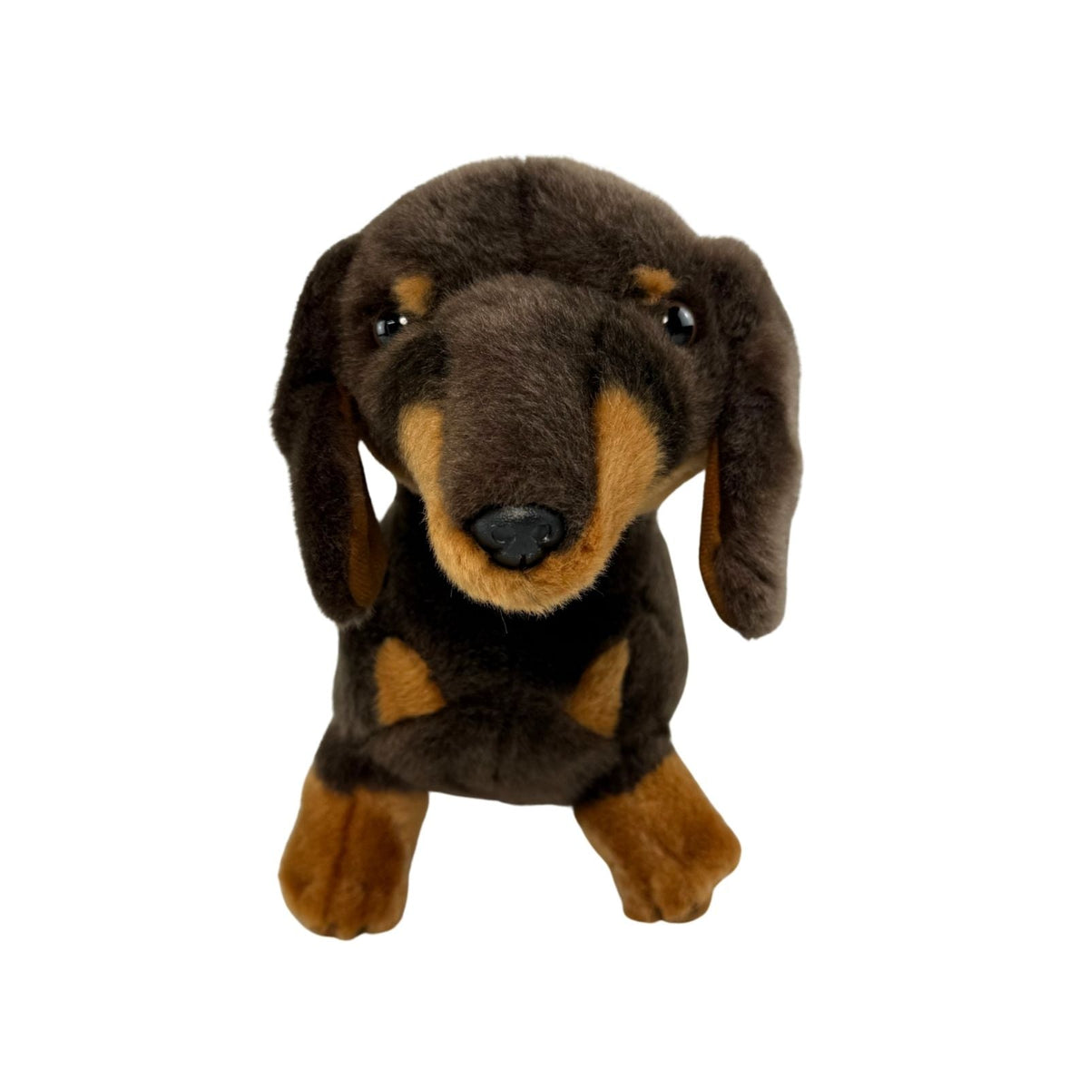 Bocchetta Stretch 22cm Standing Dachshund Plush Toy (Realistic Stuffed Animal Dog Gift)