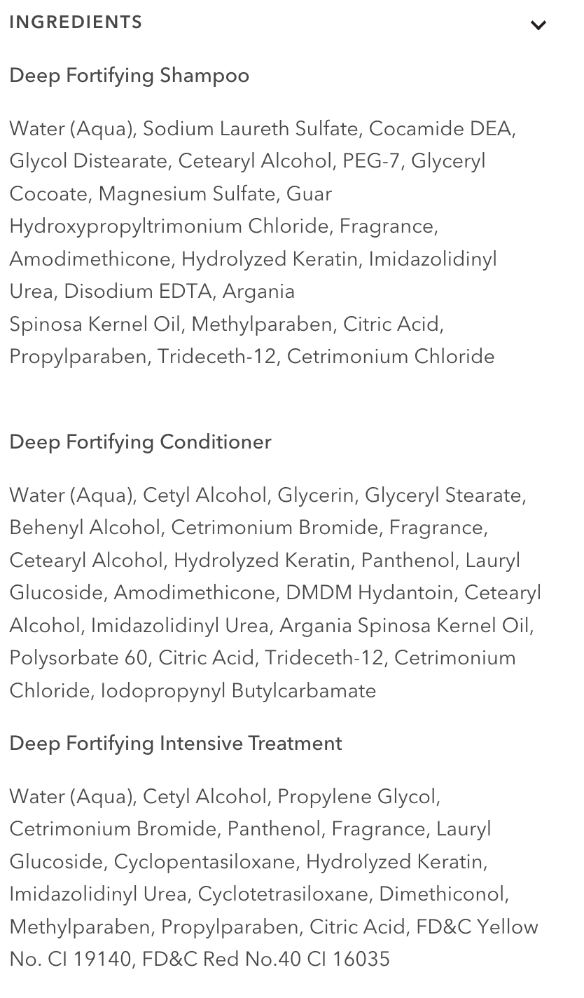 TERRE A MER Deep Fortifying Keratin Hair Aftercare Home/Travel Pack - Nanoplasty Safe