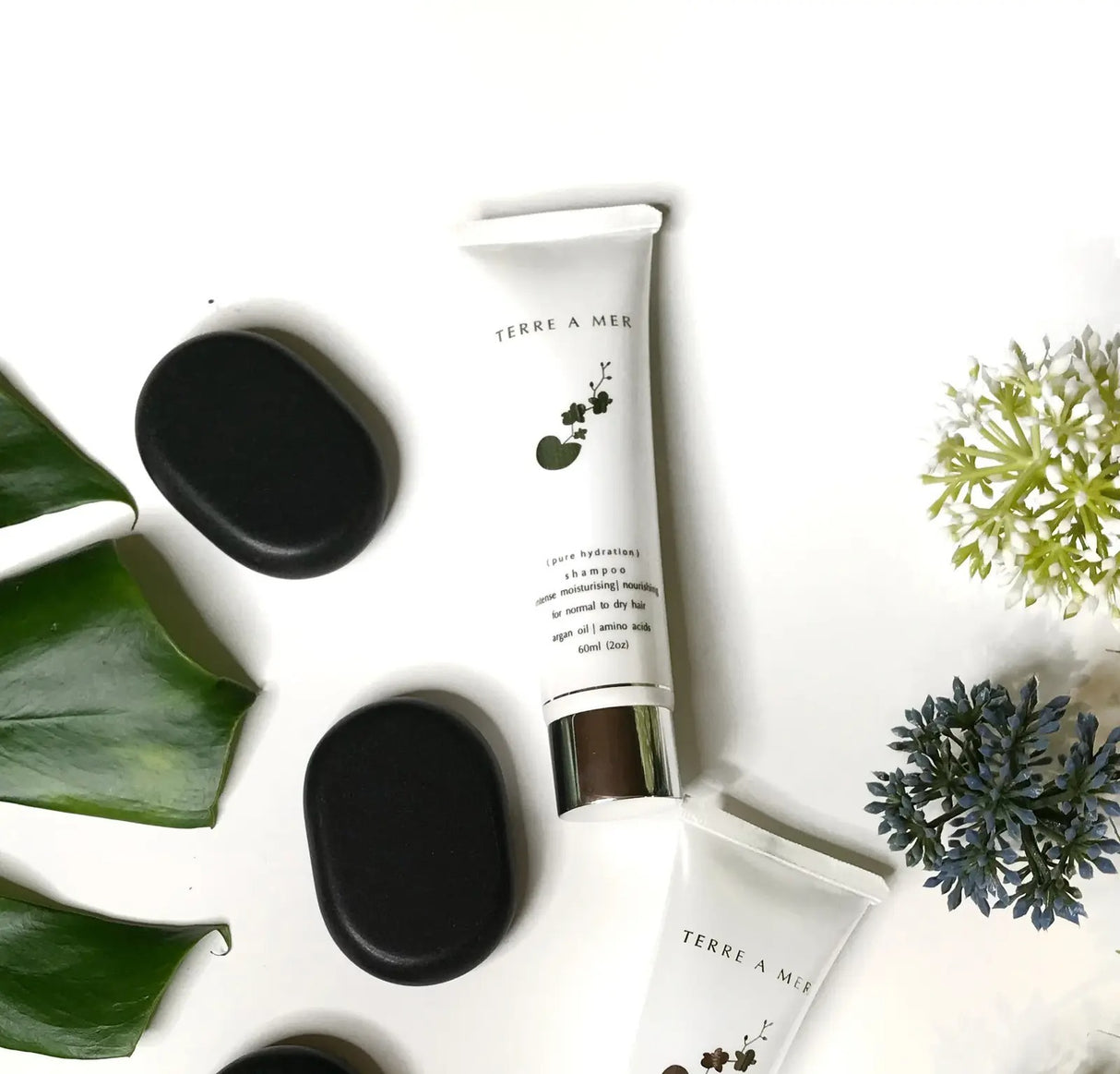 2pc Set Terre A Mer Pure Hydration Amino Acid/Argan Oil Shampoo - 60ml & 250ml Size