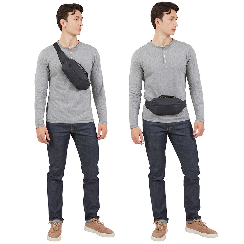 THULE Aion 2L Sling Bag Travel Hip Pack Waist Pouch Bum Bag for Outdoor in Black