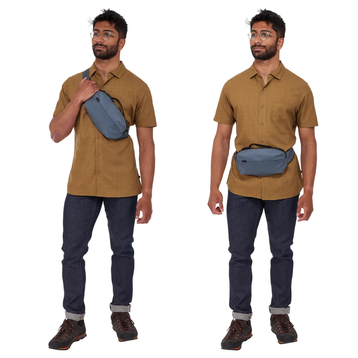 THULE Aion 2L Sling Bag – Travel Hip Pack Waist Pouch for Outdoor Use in Dark Slate