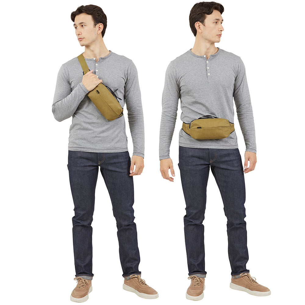 THULE Aion 2L Sling Bag Travel Hip Pack Waist Pouch Bum Bag for Outdoor Nutria