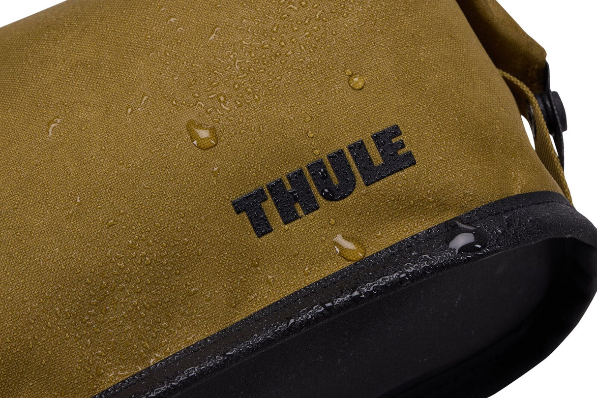THULE Aion 5L Waxed Canvas Toiletry Bag Travel Wash Kit TSA Pouch Organizer in Nutria