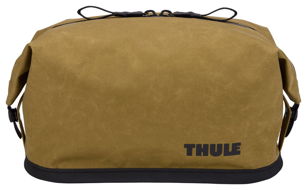 THULE Aion 5L Waxed Canvas Toiletry Bag Travel Wash Kit TSA Pouch Organizer in Nutria