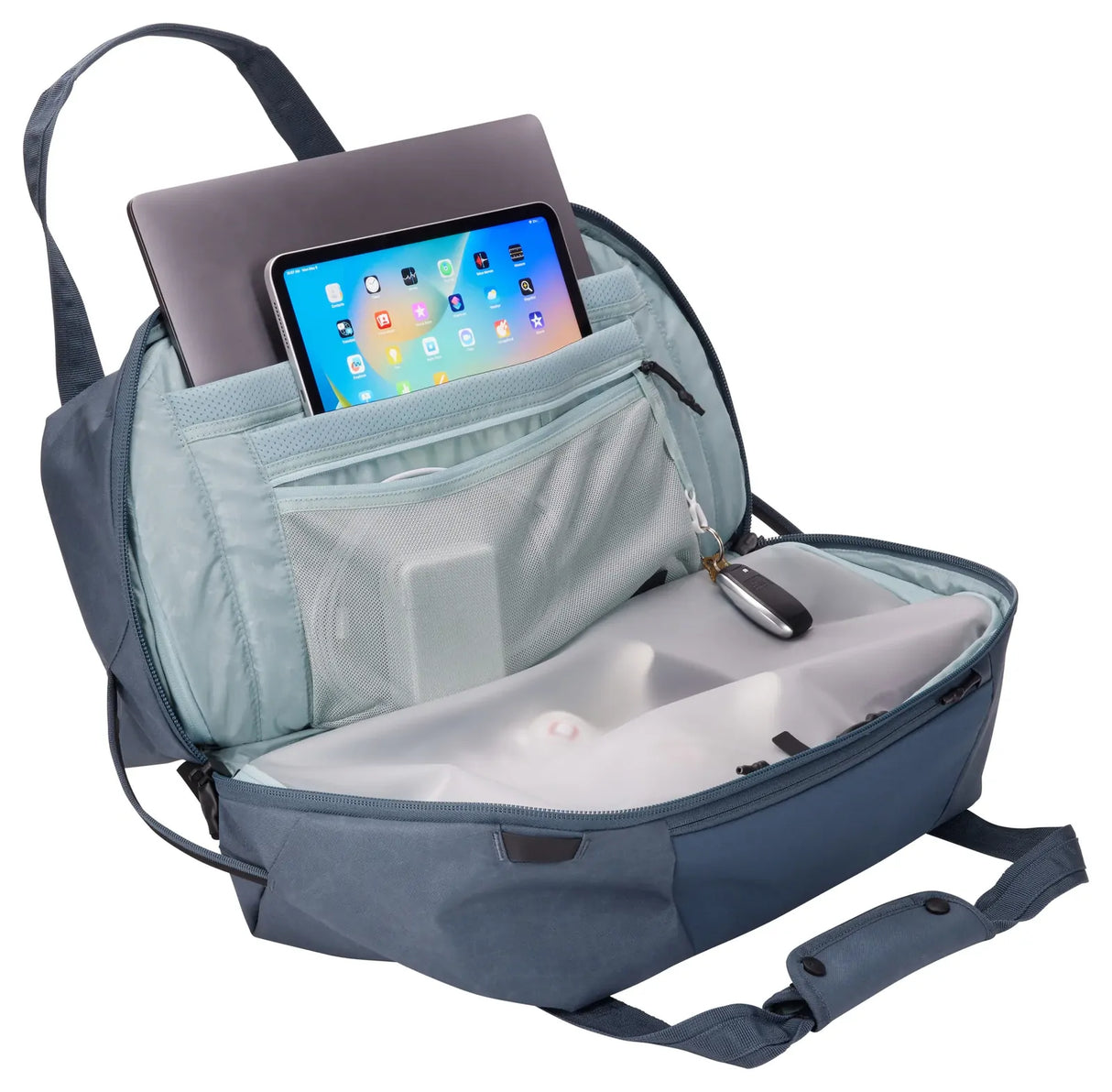 THULE Aion 35L Travel Gym Wet Gear Duffel Bag W/ Laptop Compartment in Dark Slate