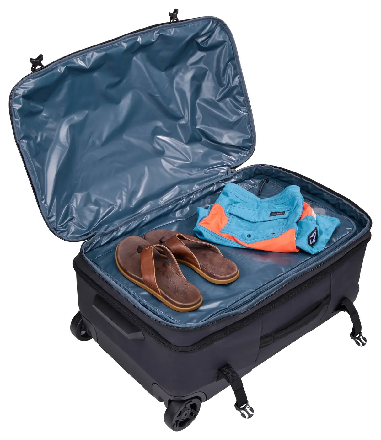 THULE Aion 95L Wheeled Duffel Travel Luggage 70cm Bag w/ Wet Compartment in Black