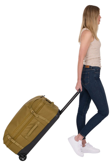 THULE Aion 95L Wheeled Duffel Travel Luggage 70cm Bag w/ Wet Compartment in Nutria