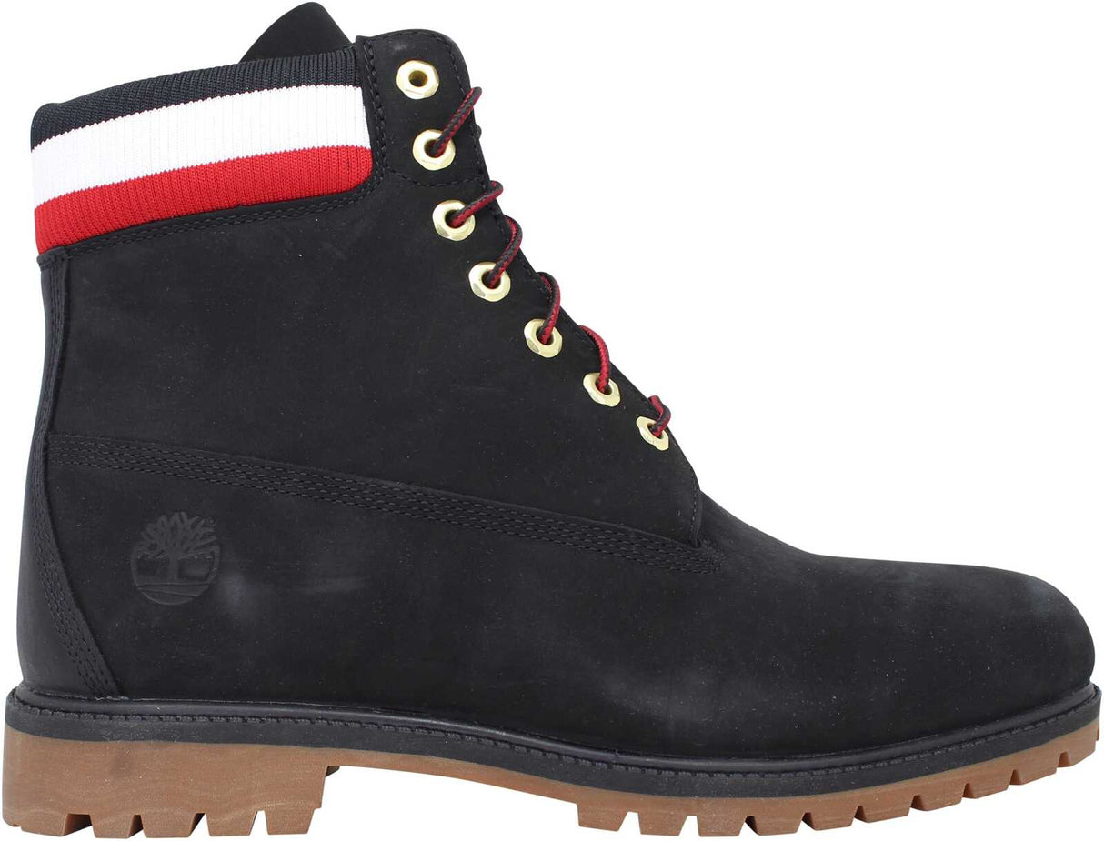 Timberland Mens 6 Inch Premium Classic Waterproof Boots Shoes - Black