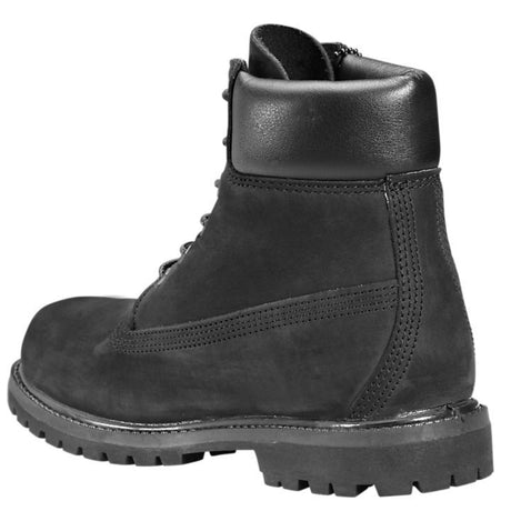 Timberland Womens Premium 6-inch Waterproof Leather Boots Classic Ladies - Black Nubuck
