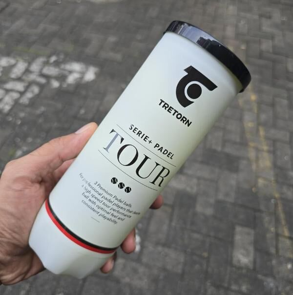 TRETORN Serie + Padel Tour Balls (24 Cans of 3 Balls) - 72 Balls Total (1 Box)