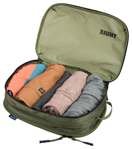 THULE 34x24cm Clean & Dirty Packing Cube Travel Storage Bag w/ TPU Divider in Soft Green
