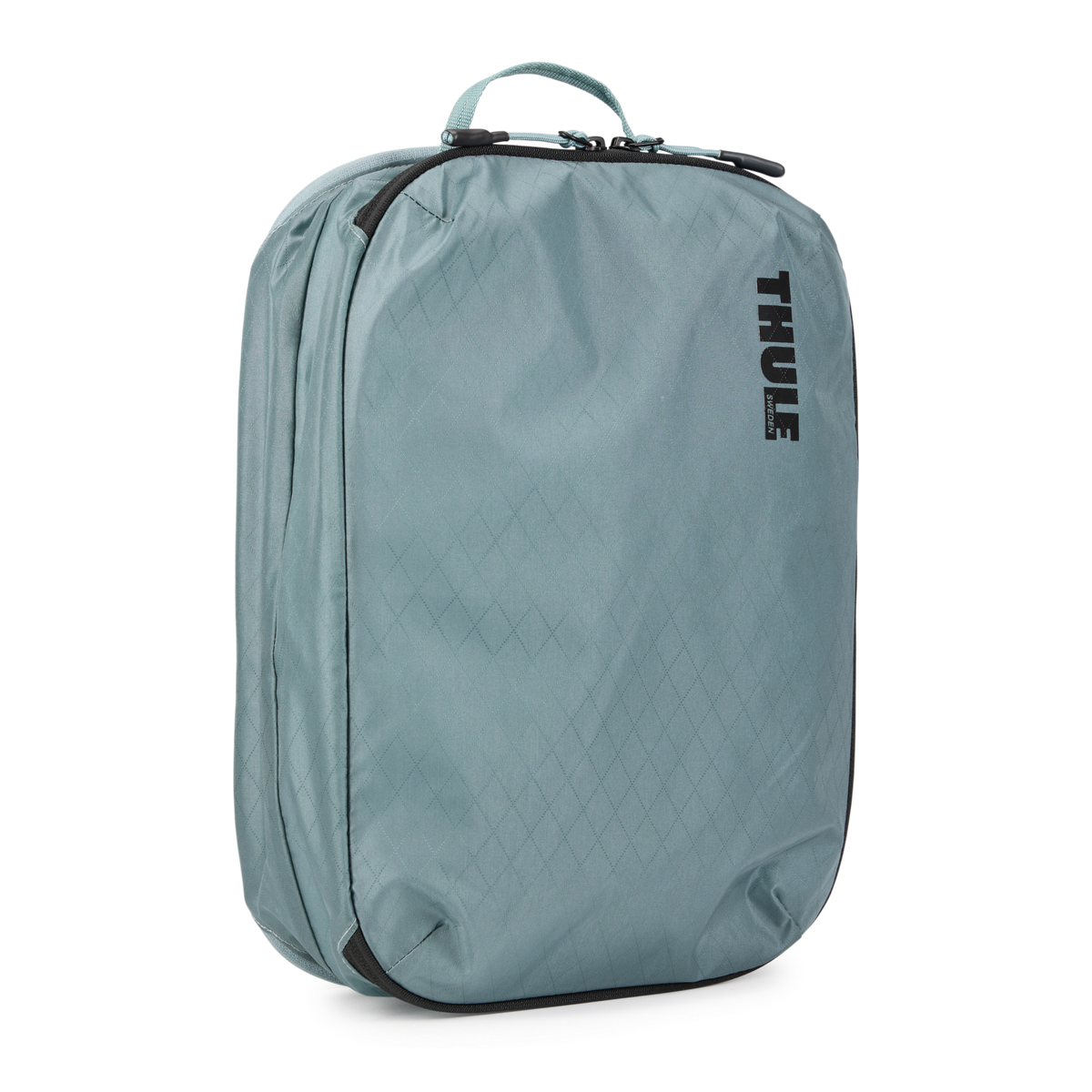 THULE 34x24cm Clean Dirty Packing Cube Travel Storage Bag w/ TPU Divider in Pond Gray